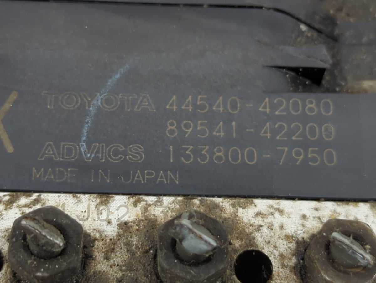 2006-2008 Toyota Rav4 Anti-Lock Brake ABS Pump Module Actuator OEM P/N:44540-42080 89541-42200 Fits Fits 2006 2007 2008 OEM 