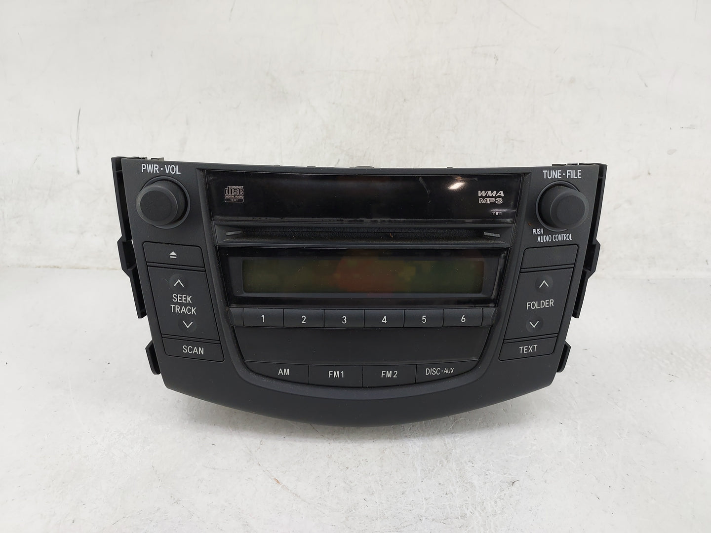 2006-2008 Toyota Rav4 Radio AM FM Cd Player Receiver Replacement P/N:86120-42160 122000-76700101 Fits Fits 2006 2007 2008 OE