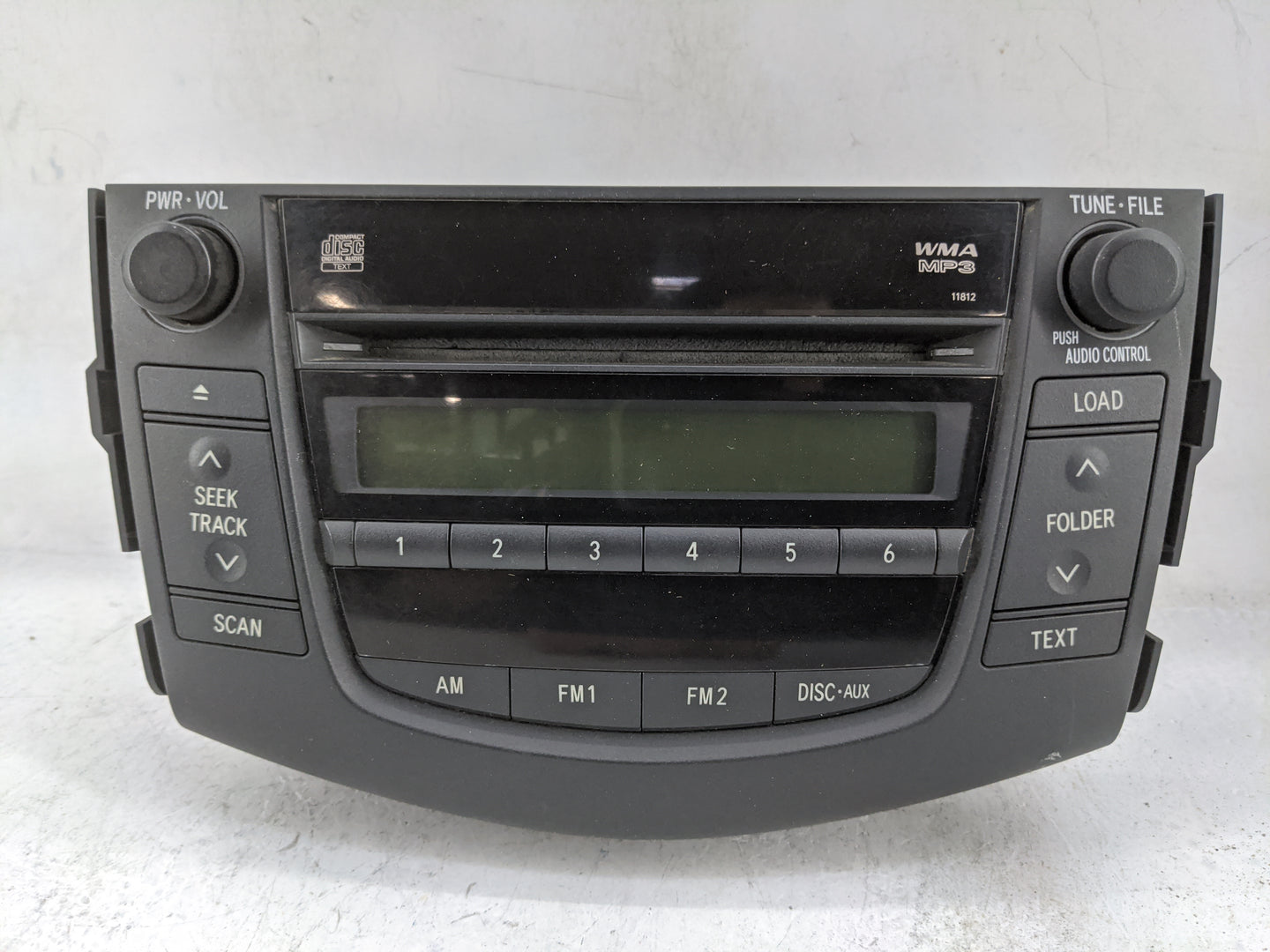 2006-2008 Toyota Rav4 Radio AM FM Cd Player Receiver Replacement P/N:86120-42170 122000-7680E101 Fits Fits 2006 2007 2008 OE