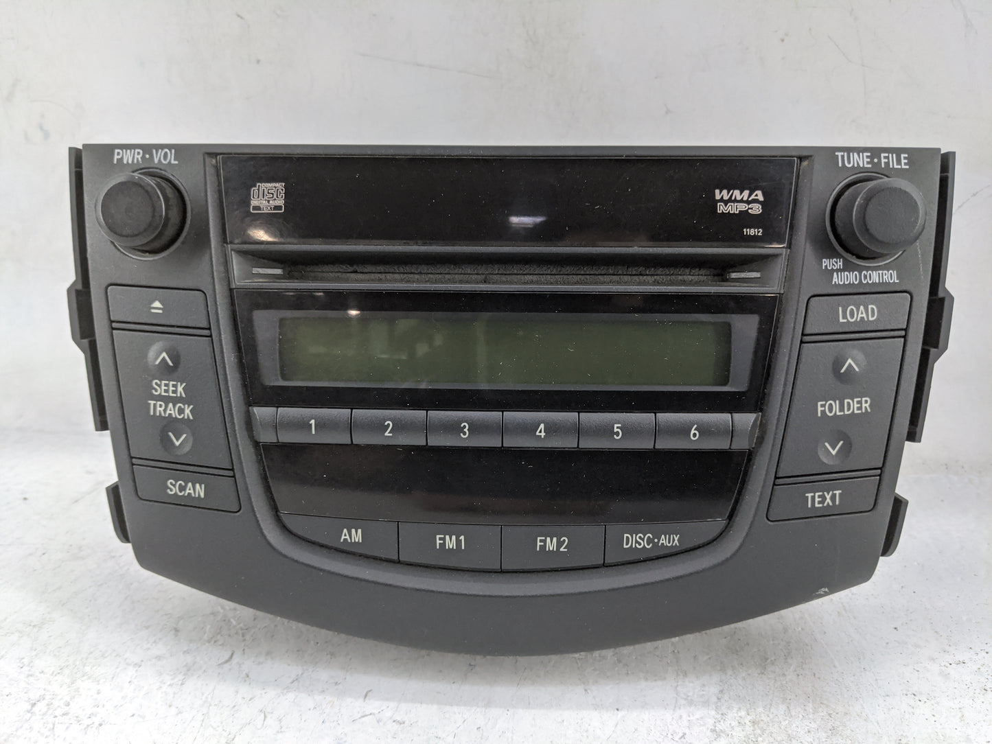 2006-2008 Toyota Rav4 Radio AM FM Cd Player Receiver Replacement P/N:86120-42170 122000-7680E101 Fits Fits 2006 2007 2008 OE