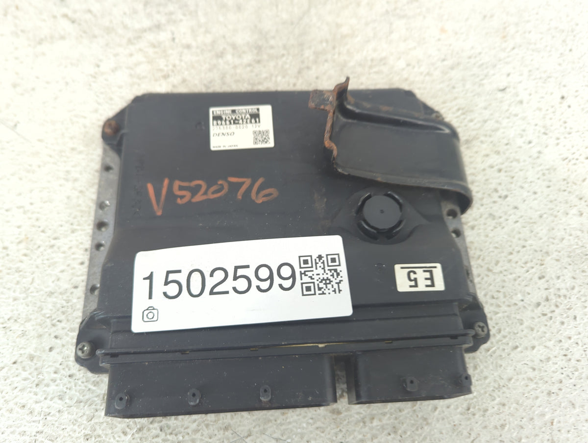 2007 Toyota Rav4 PCM Engine Control Computer ECU ECM PCU OEM P/N:89661-42E61 275300-0020 Fits OEM Used Auto Parts - Oemuseda