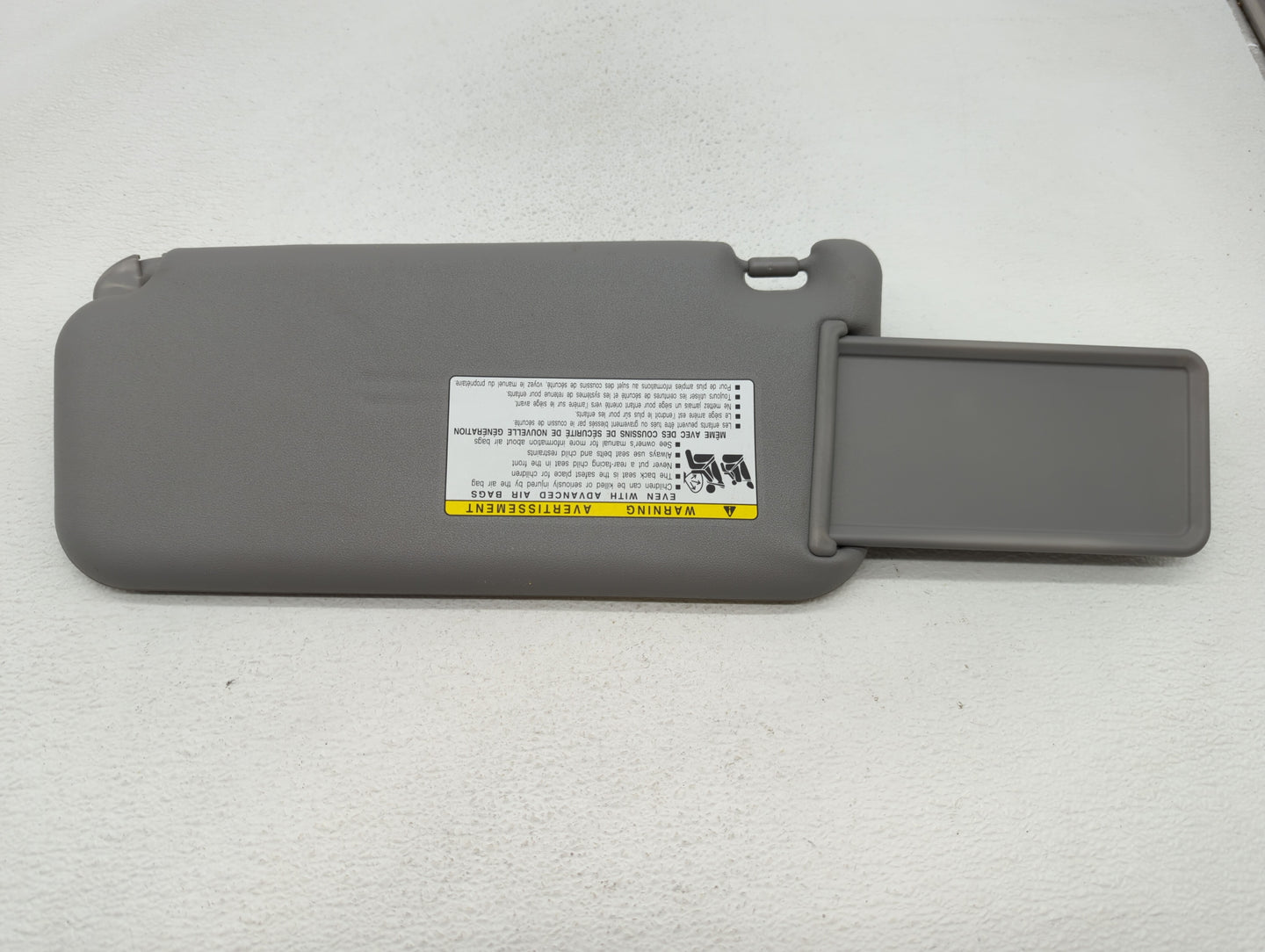 2006-2009 Toyota Rav4 Sun Visor Shade Replacement Passenger Right Mirror Fits Fits 2006 2007 2008 2009 OEM Used Auto Parts -