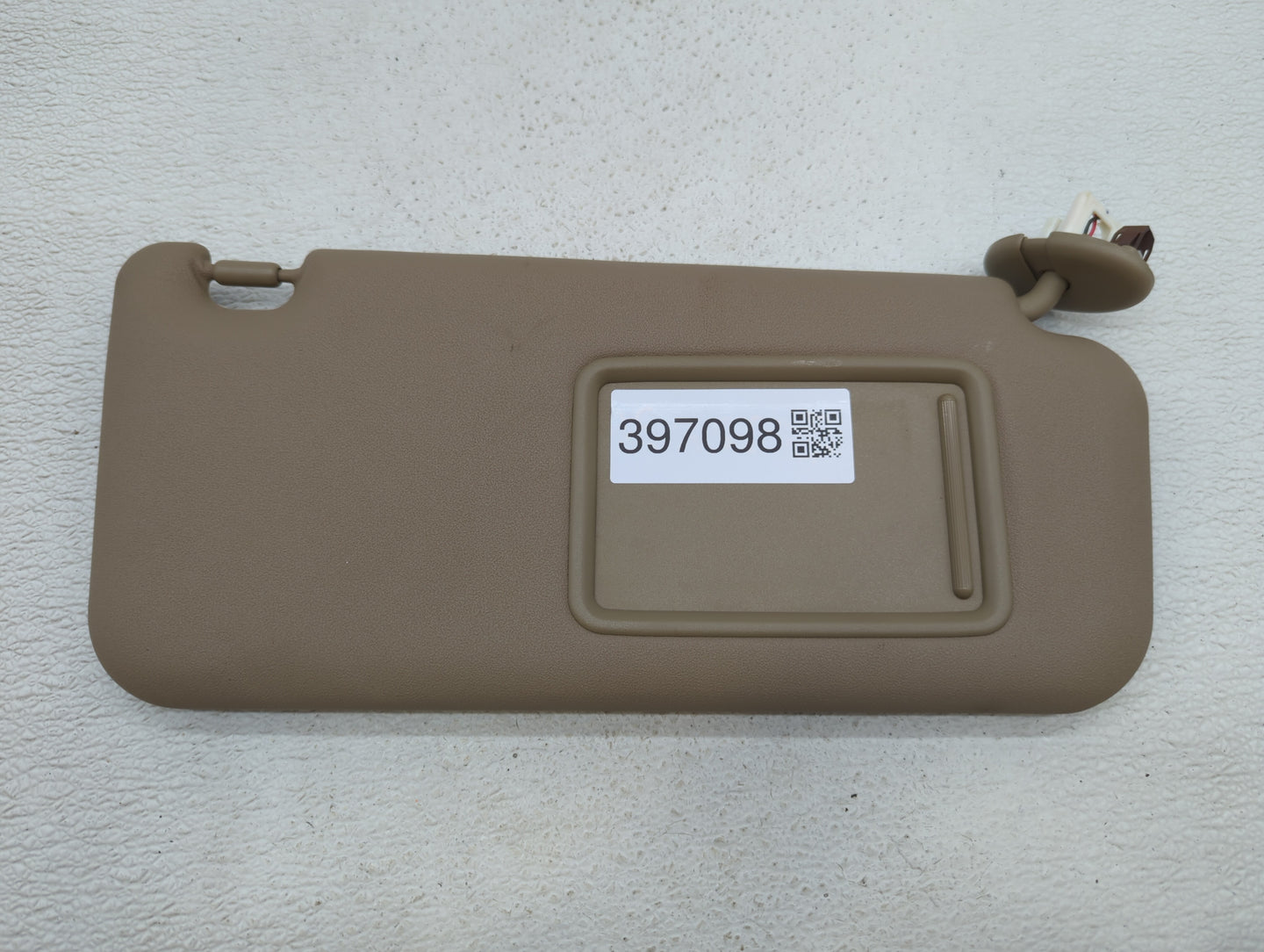 2006-2009 Toyota Rav4 Sun Visor Shade Replacement Passenger Right Mirror Fits Fits 2006 2007 2008 2009 OEM Used Auto Parts -