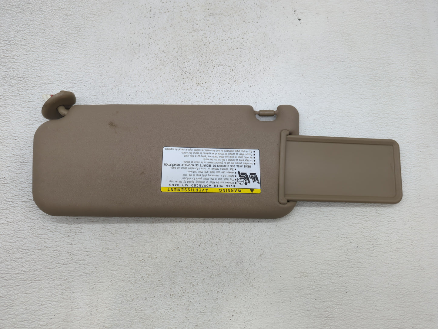 2006-2009 Toyota Rav4 Sun Visor Shade Replacement Passenger Right Mirror Fits Fits 2006 2007 2008 2009 OEM Used Auto Parts -