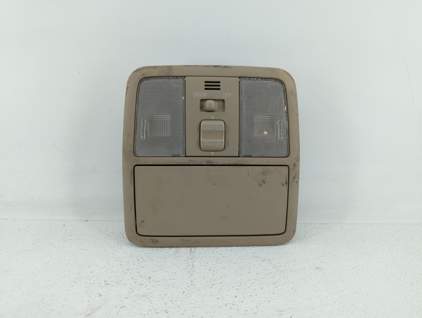 2007 Toyota Rav4 Overhead Roof Console Beige - Oemusedautoparts1.com