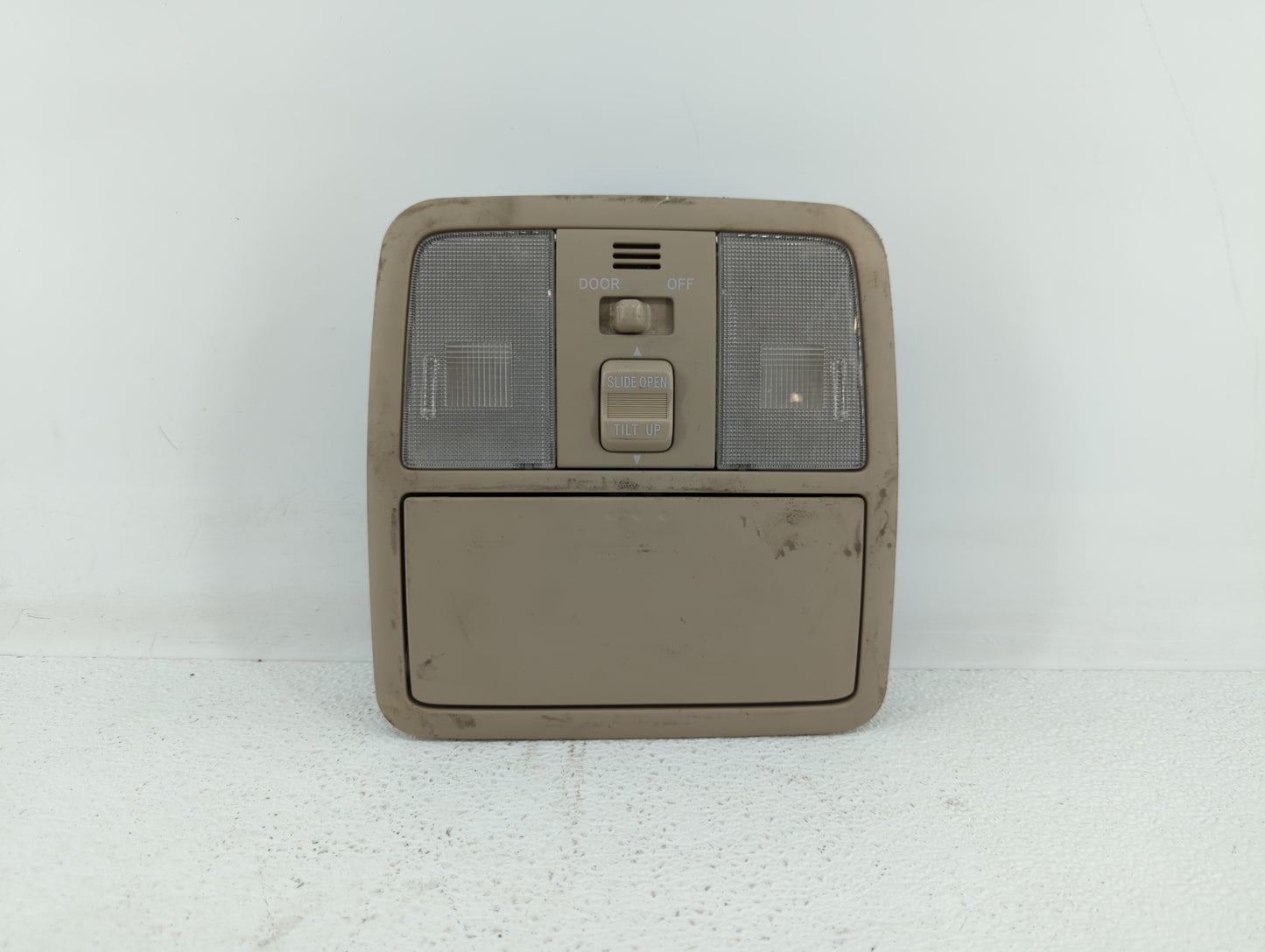 2007 Toyota Rav4 Overhead Roof Console Beige - Oemusedautoparts1.com