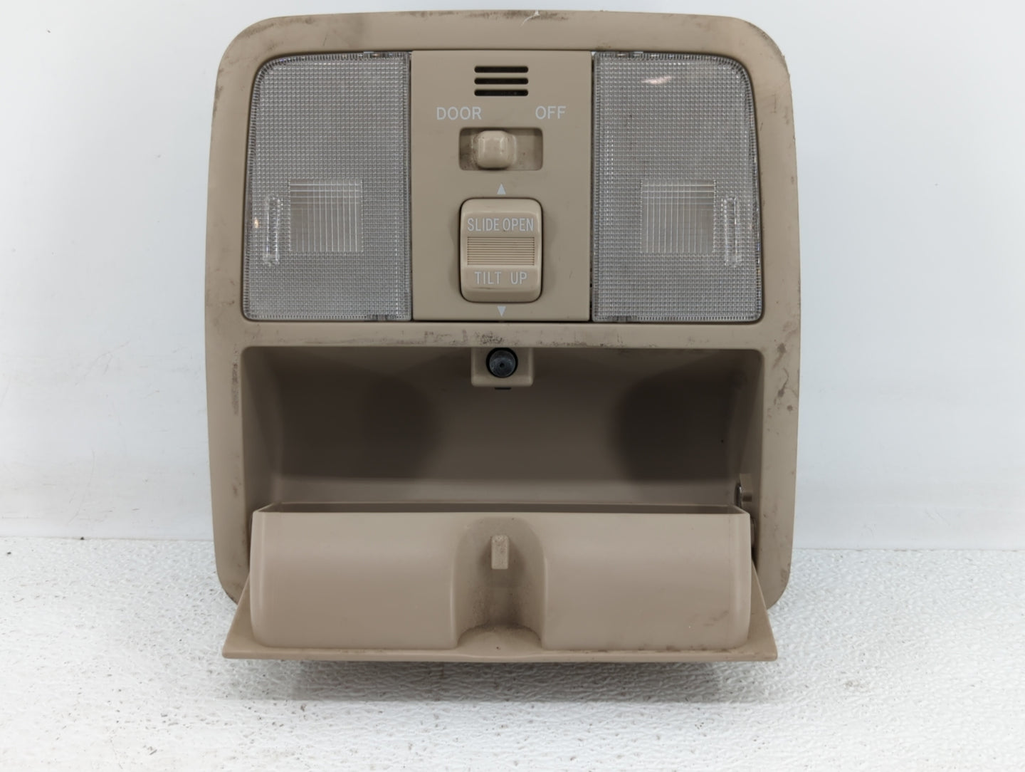 2007 Toyota Rav4 Overhead Roof Console Beige - Oemusedautoparts1.com