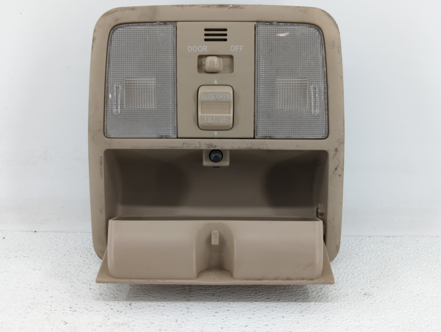 2007 Toyota Rav4 Overhead Roof Console Beige - Oemusedautoparts1.com