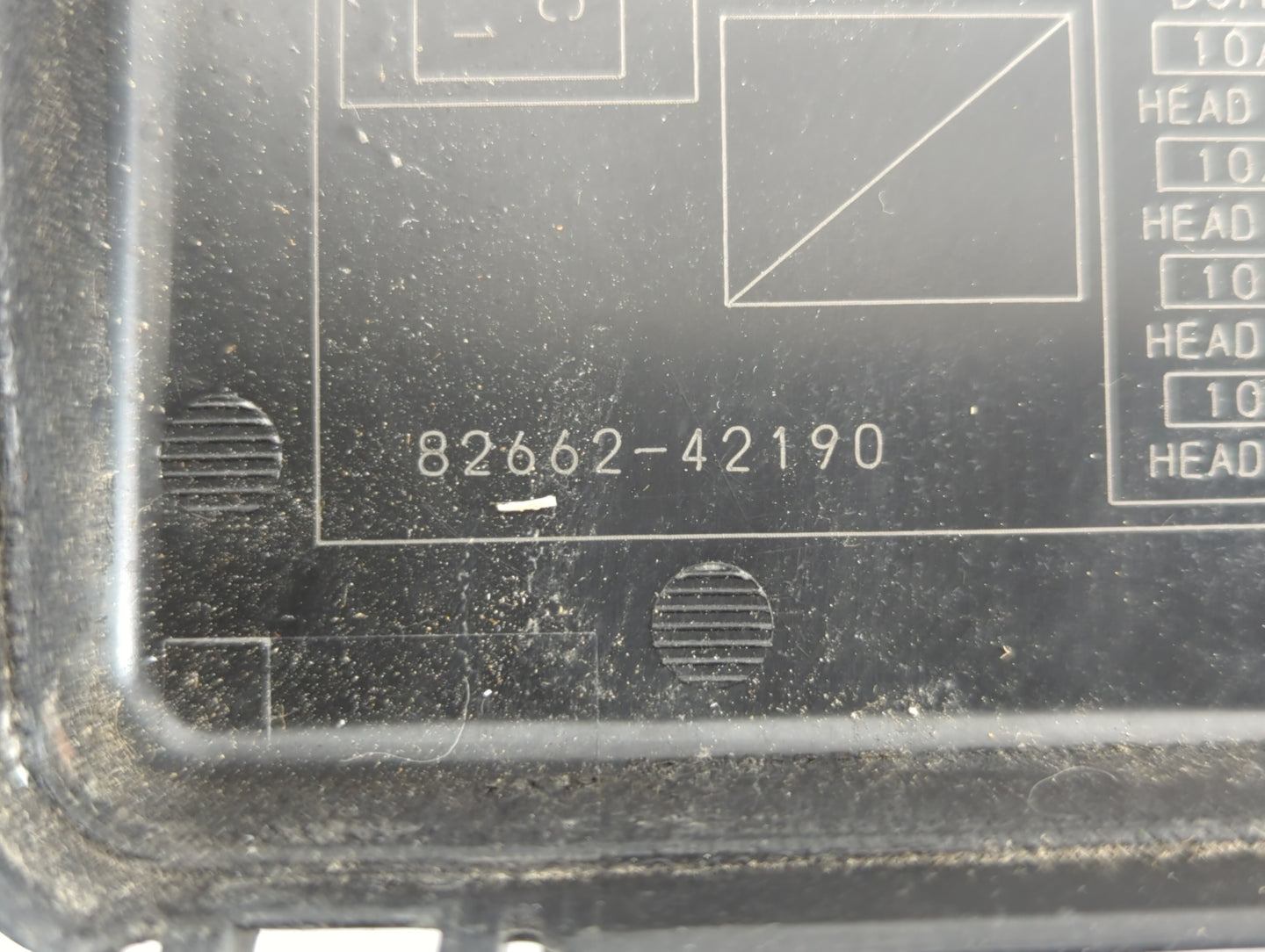 2006-2012 Toyota Rav4 Fusebox Fuse Box Panel Relay Module P/N:82662-42190 Fits Fits 2006 2007 2008 2009 2010 2011 2012 OEM U