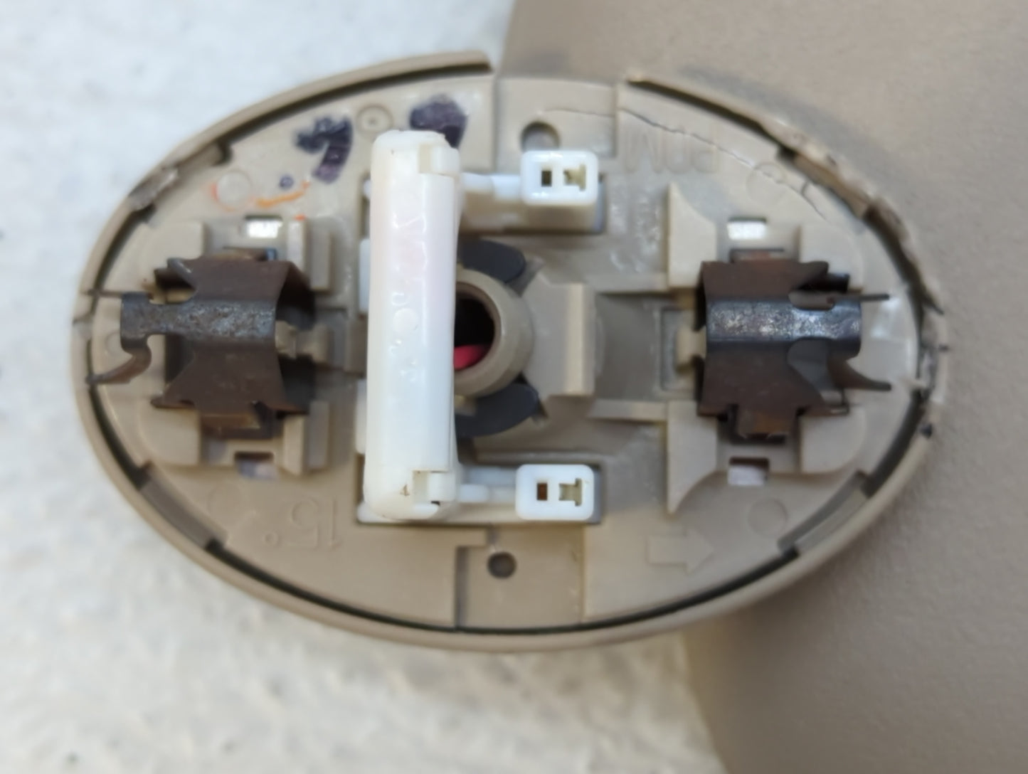 2006-2009 Toyota Rav4 Sun Visor Shade Replacement Passenger Right Mirror Fits Fits 2006 2007 2008 2009 OEM Used Auto Parts -