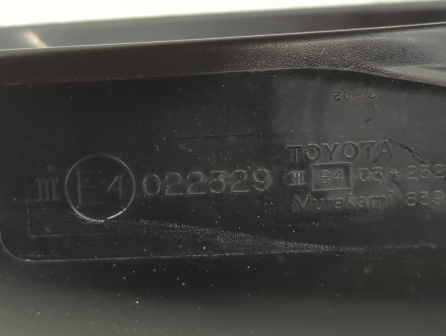 2006-2008 Toyota Rav4 Driver Side View Mirror - Left Door Mirror OEM Used - Oemusedautoparts1.com