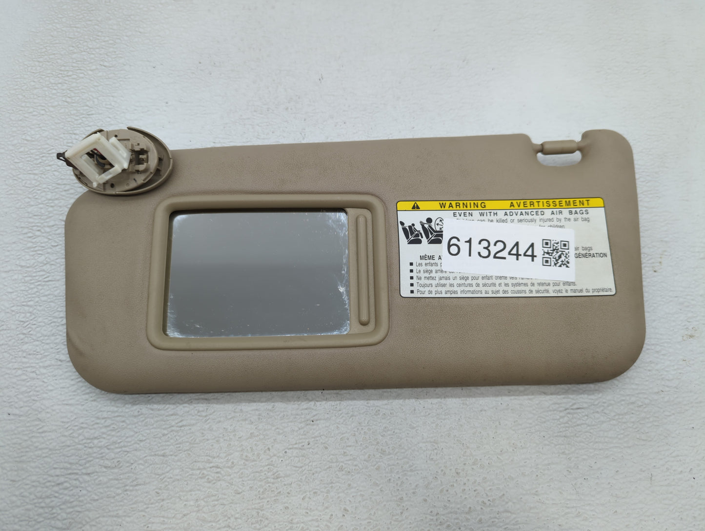 2006-2009 Toyota Rav4 Sun Visor Shade Replacement Passenger Right Mirror Fits Fits 2006 2007 2008 2009 OEM Used Auto Parts -