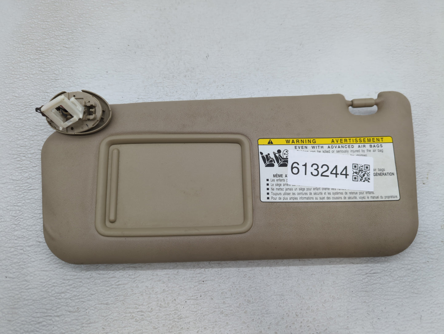 2006-2009 Toyota Rav4 Sun Visor Shade Replacement Passenger Right Mirror Fits Fits 2006 2007 2008 2009 OEM Used Auto Parts -