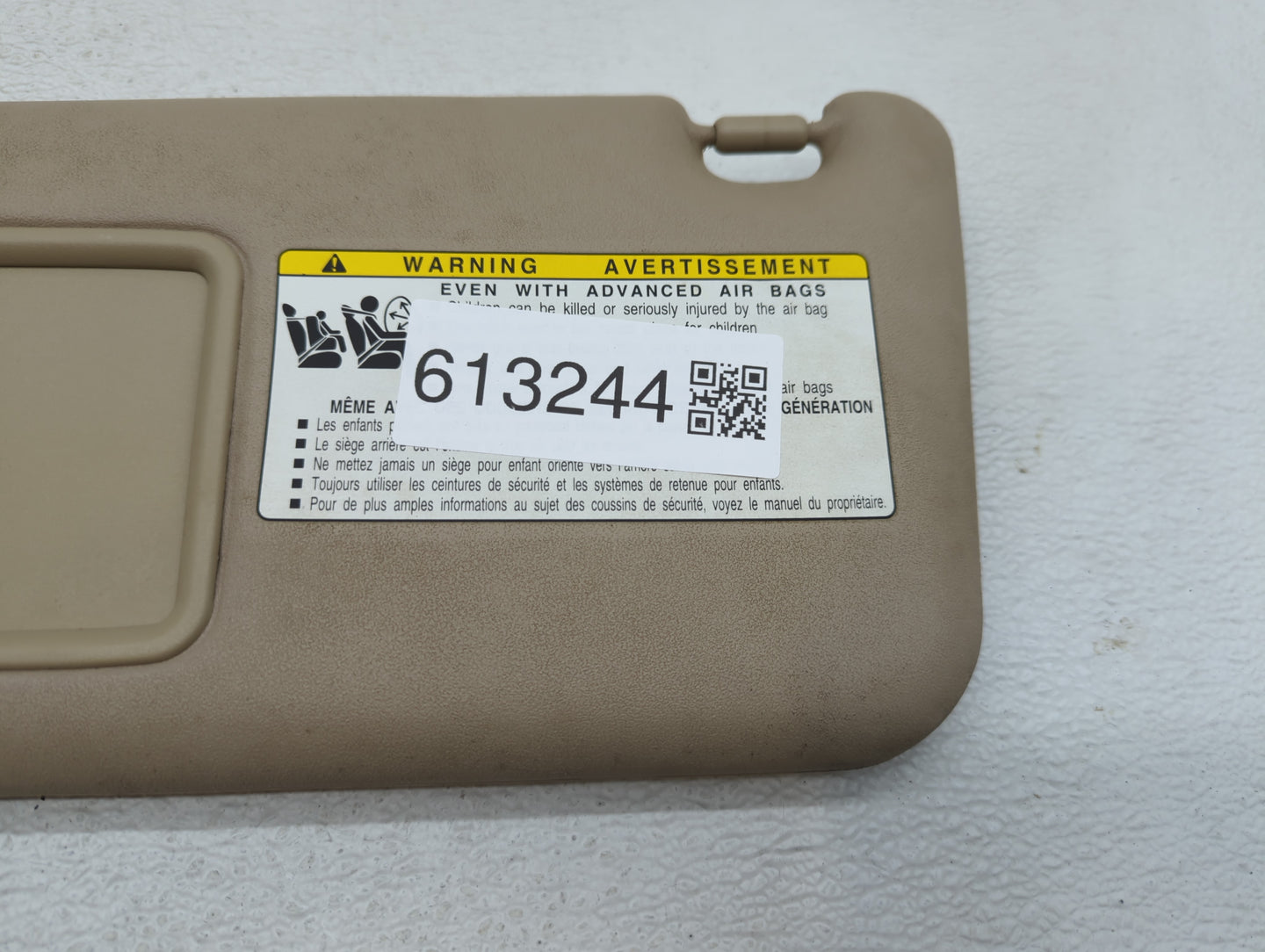 2006-2009 Toyota Rav4 Sun Visor Shade Replacement Passenger Right Mirror Fits Fits 2006 2007 2008 2009 OEM Used Auto Parts -