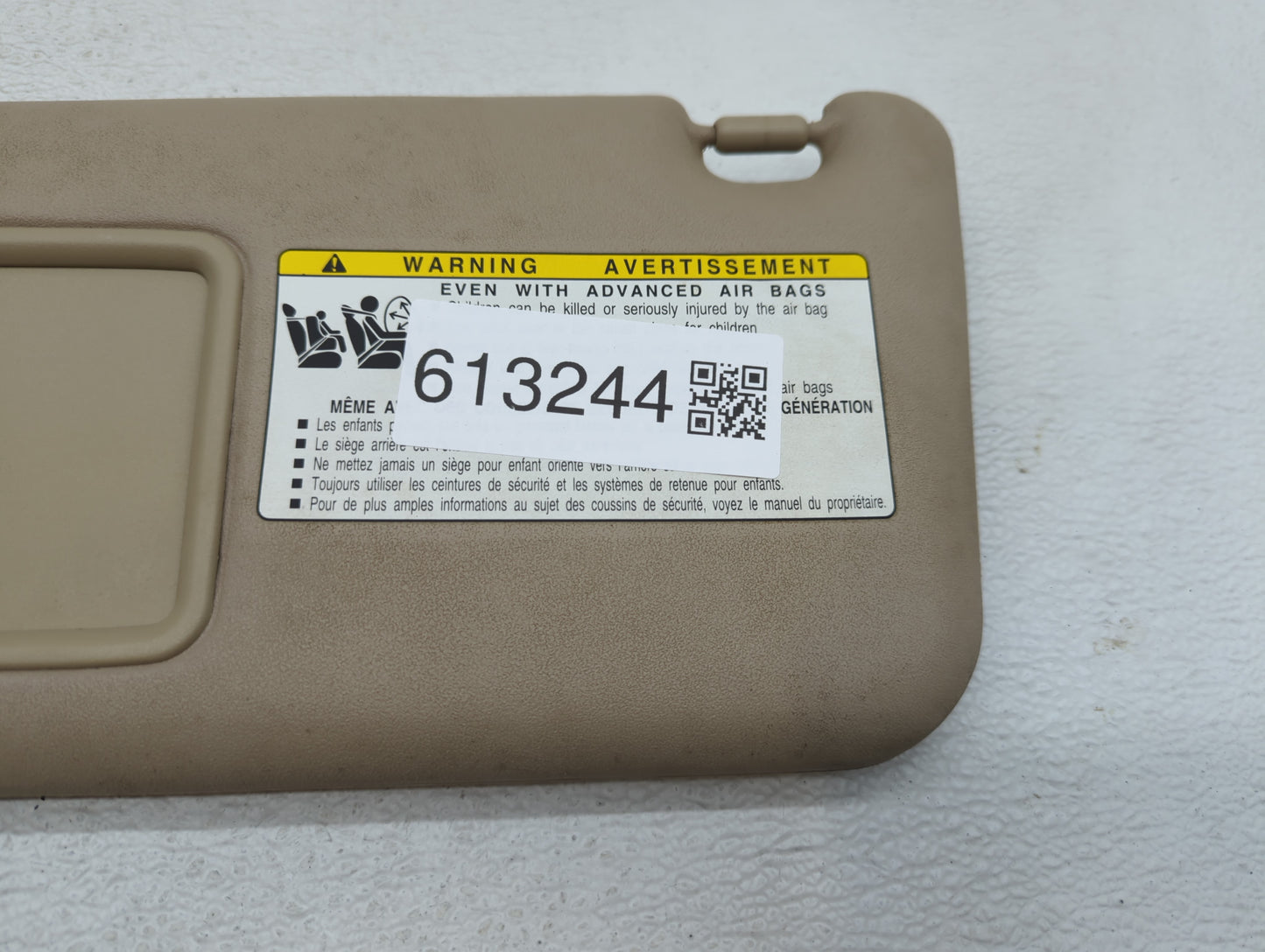 2006-2009 Toyota Rav4 Sun Visor Shade Replacement Passenger Right Mirror Fits Fits 2006 2007 2008 2009 OEM Used Auto Parts -