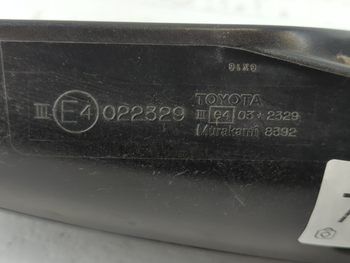 2006-2008 Toyota Rav4 Driver Side View Mirror - Left Door Mirror OEM Used - Oemusedautoparts1.com