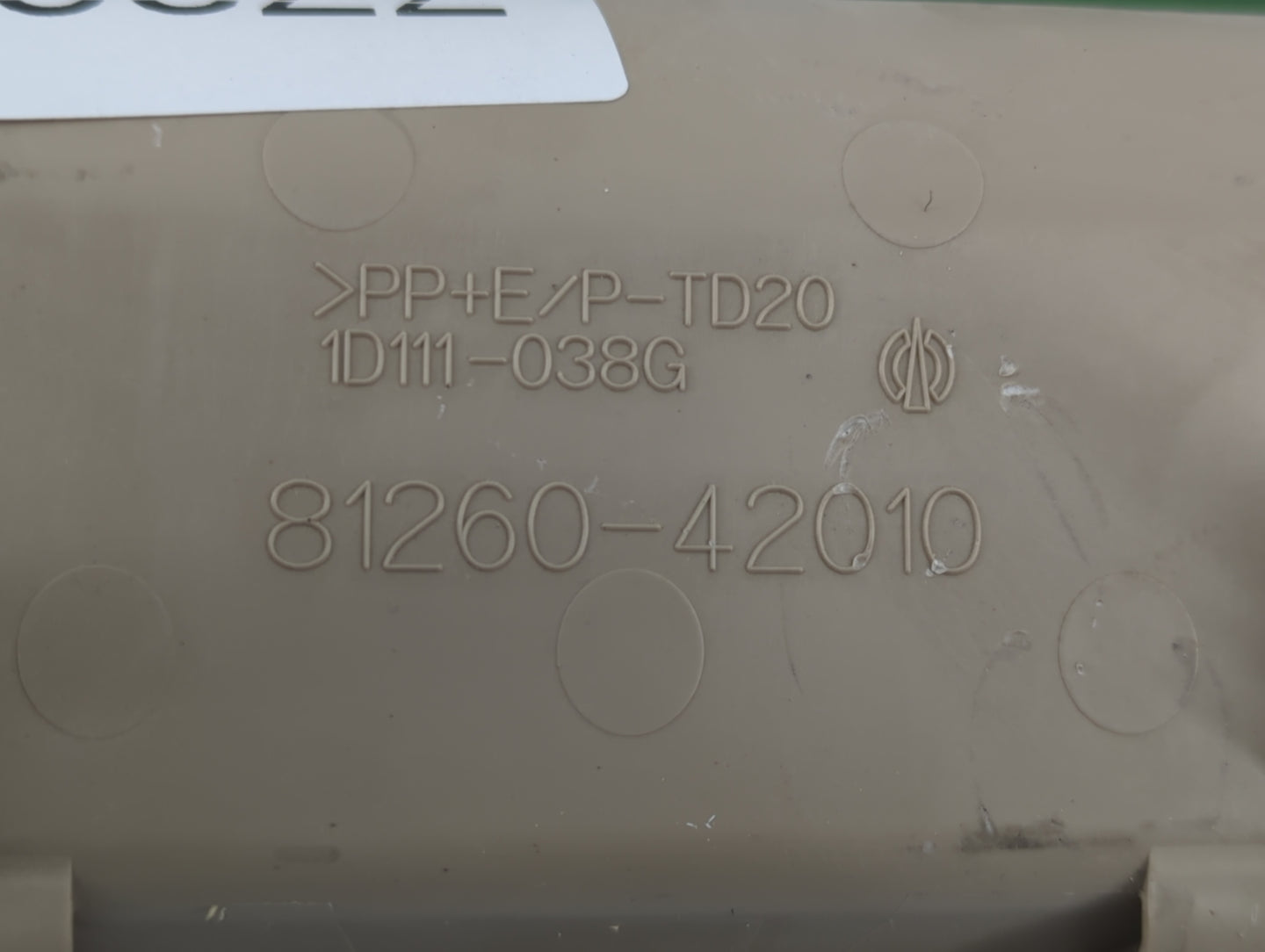 2006-2008 Toyota Rav4 Overhead Roof Console 772202 - Oemusedautoparts1.com