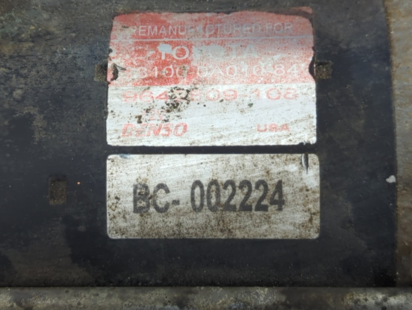 2004-2015 Toyota Sienna Car Starter Motor Solenoid OEM P/N:28100-0A010 28100-20022 Fits OEM Used Auto Parts - Oemusedautopar