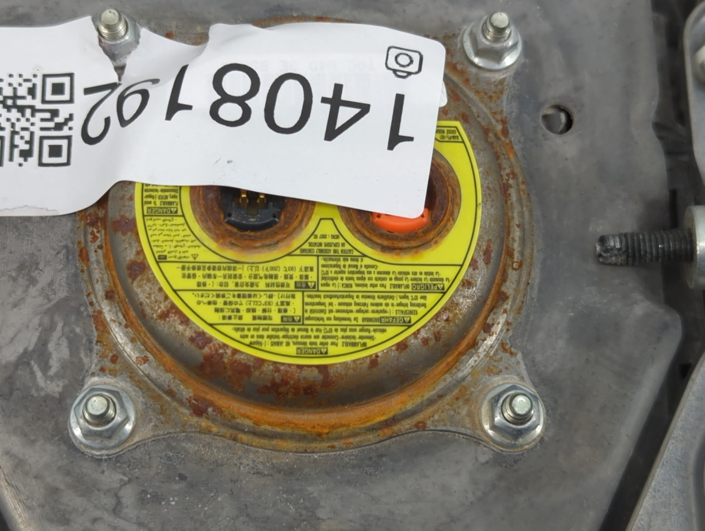 2004-2010 Toyota Sienna Air Bag Driver Left Steering Wheel Mounted Fits Fits 2004 2005 2006 2007 2008 2009 2010 OEM Used Aut