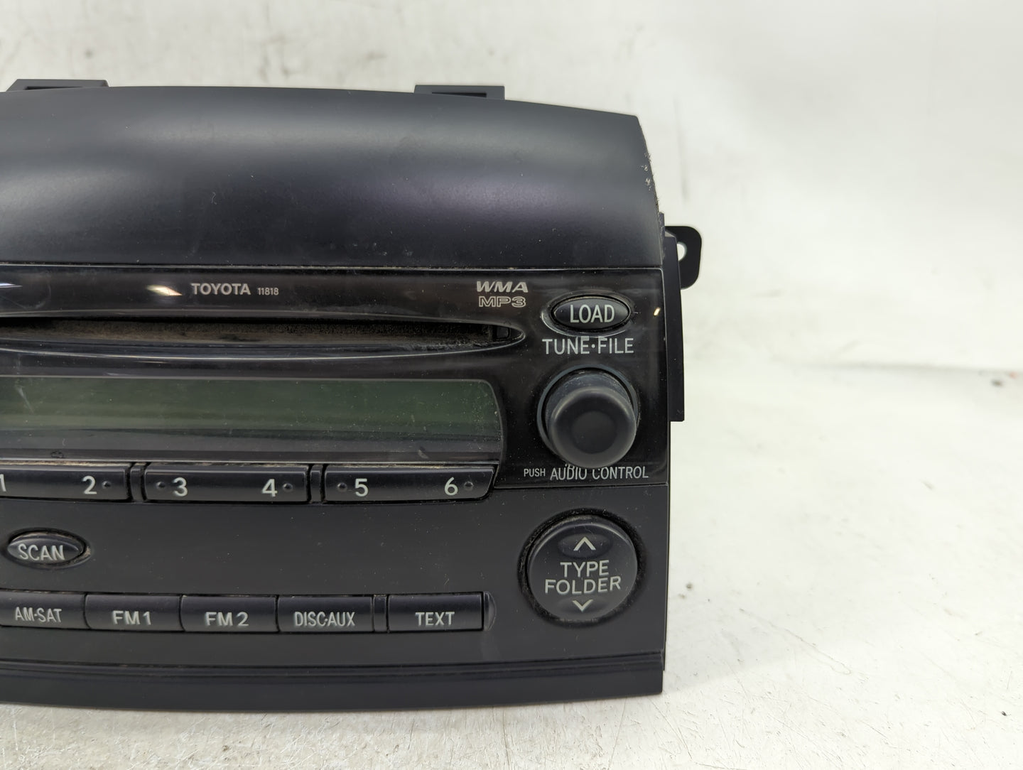 2006-2007 Toyota Sienna Radio AM FM Cd Player Receiver Replacement P/N:86120-AE053 Fits Fits 2006 2007 OEM Used Auto Parts -