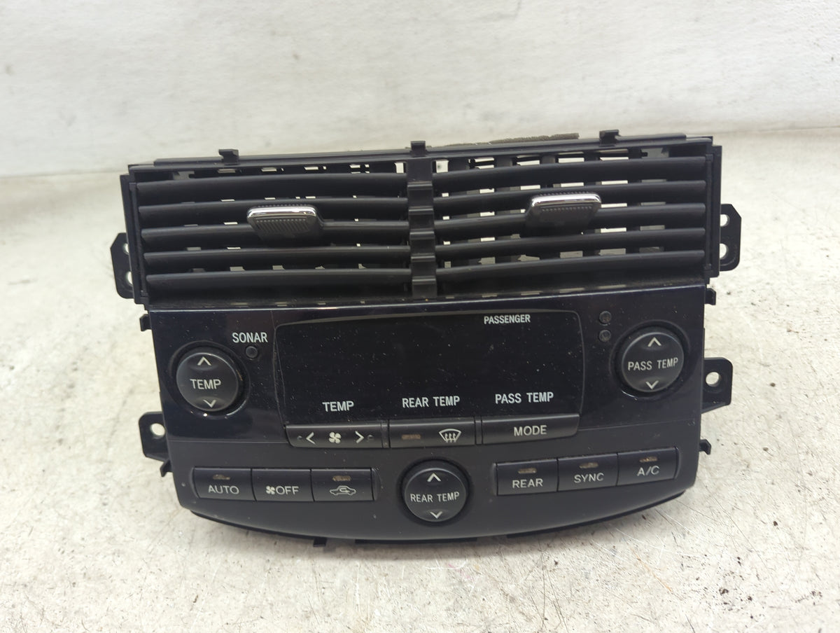 2006-2010 Toyota Sienna Climate Control Module Temperature AC/Heater Replacement P/N:84010-08160 MX237000-2413 Fits OEM Used