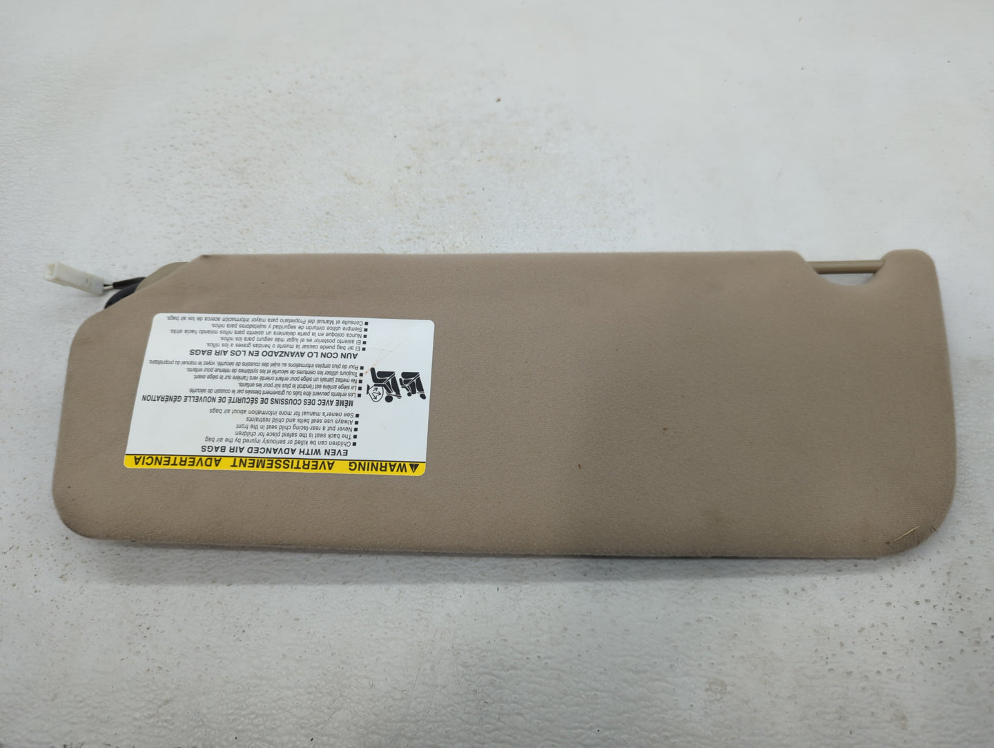 2005-2010 Toyota Sienna Sun Visor Shade Replacement Passenger Right Mirror Fits Fits 2005 2006 2007 2008 2009 2010 OEM Used 