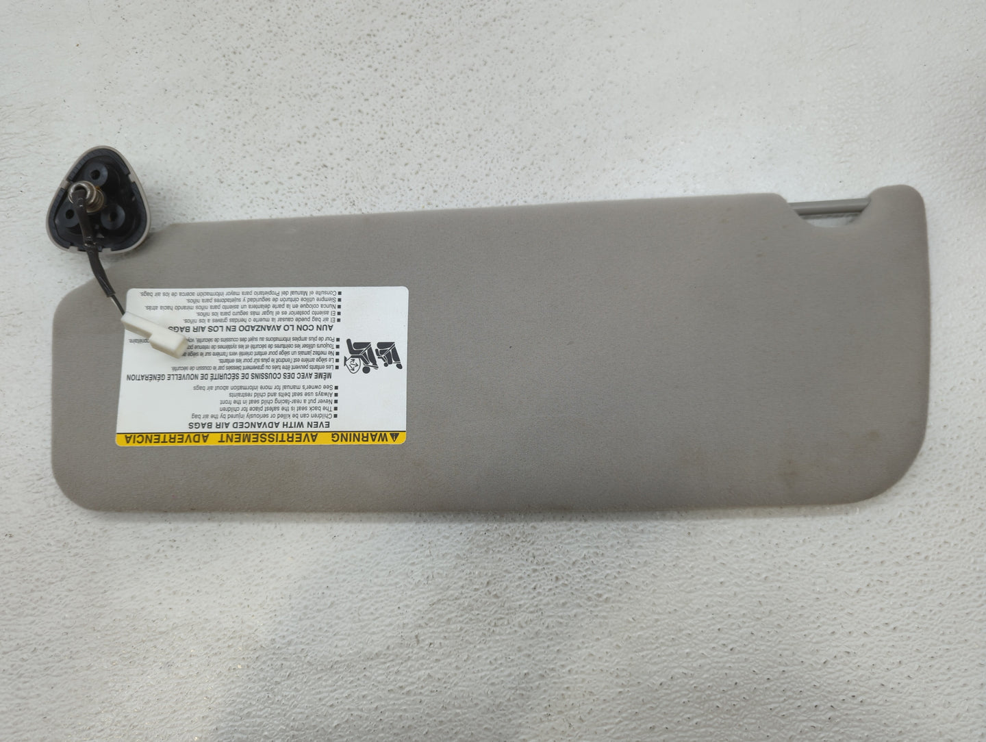 2005-2010 Toyota Sienna Sun Visor Shade Replacement Passenger Right Mirror Fits Fits 2005 2006 2007 2008 2009 2010 OEM Used 