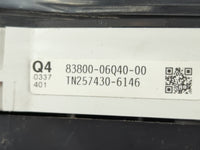 2007-2008 Toyota Solara Instrument Cluster Speedometer Gauges P/N:83800-06040 Fits Fits 2007 2008 OEM Used Auto Parts - Oemu