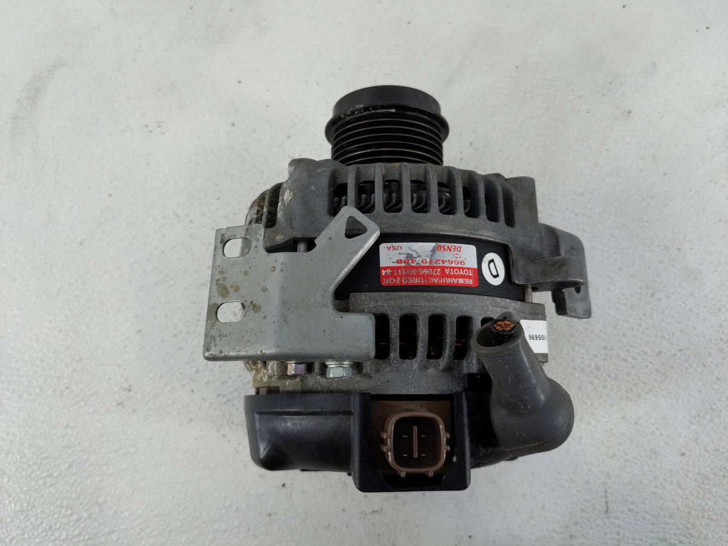 2007-2008 Toyota Solara Alternator Replacement Generator Charging Assembly Engine OEM P/N:27060 0H111 Fits OEM Used Auto Par