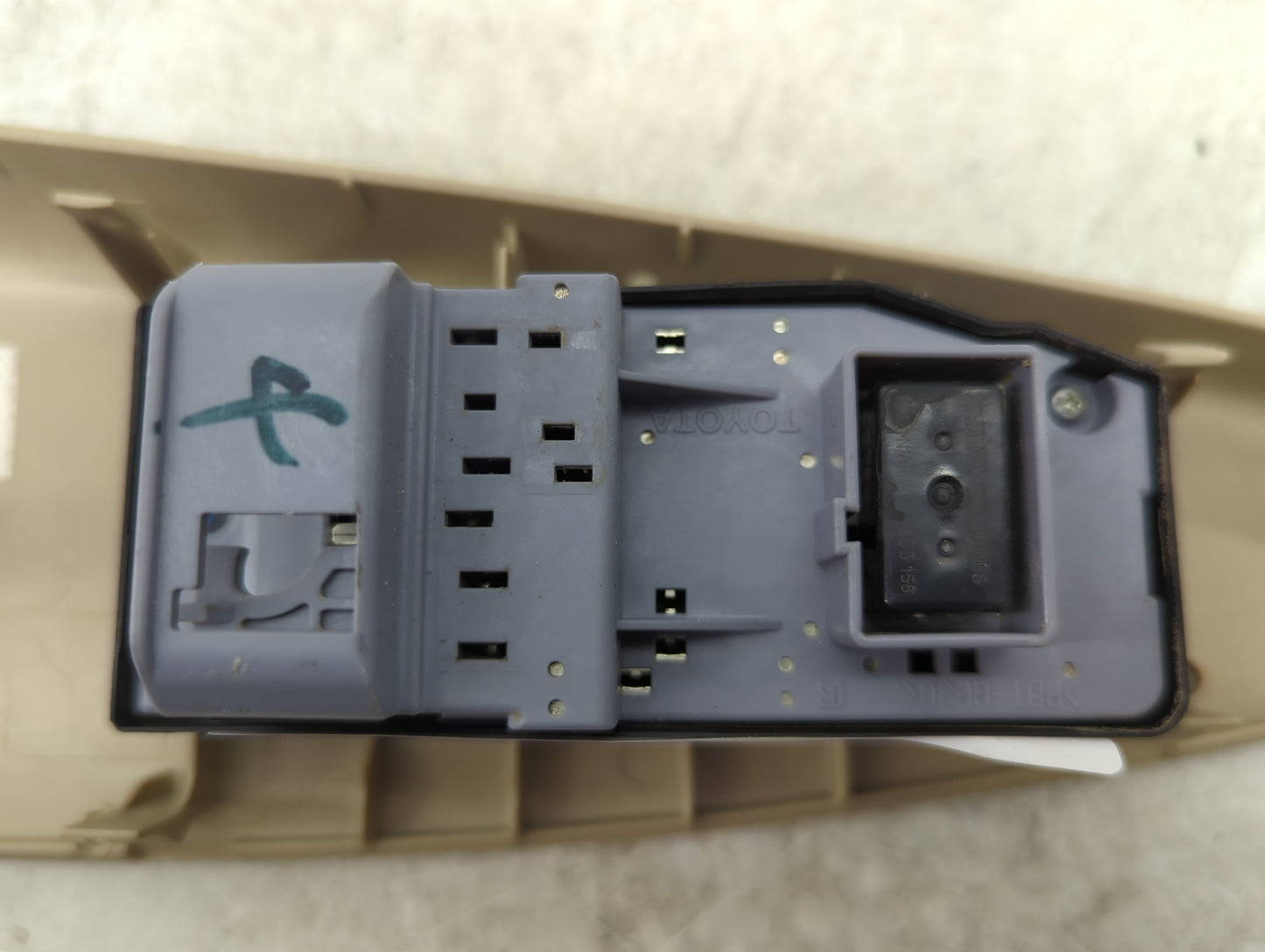 2003-2008 Toyota Solara Master Power Window Switch Replacement Driver Side Left P/N:74232-AA080 Fits OEM Used Auto Parts - O