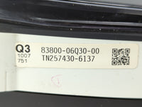 2007-2008 Toyota Solara Instrument Cluster Speedometer Gauges P/N:83800-06Q30-00 Fits Fits 2007 2008 OEM Used Auto Parts - O