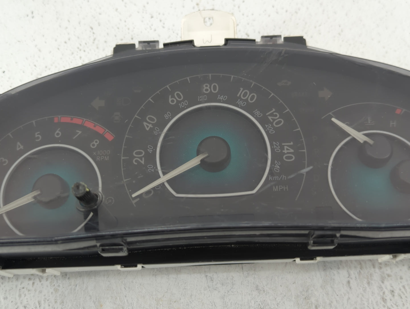 2007-2008 Toyota Solara Instrument Cluster Speedometer Gauges P/N:83800-06Q40 83800-06T40 Miles: Fits Fits 2007 2008 OEM Use
