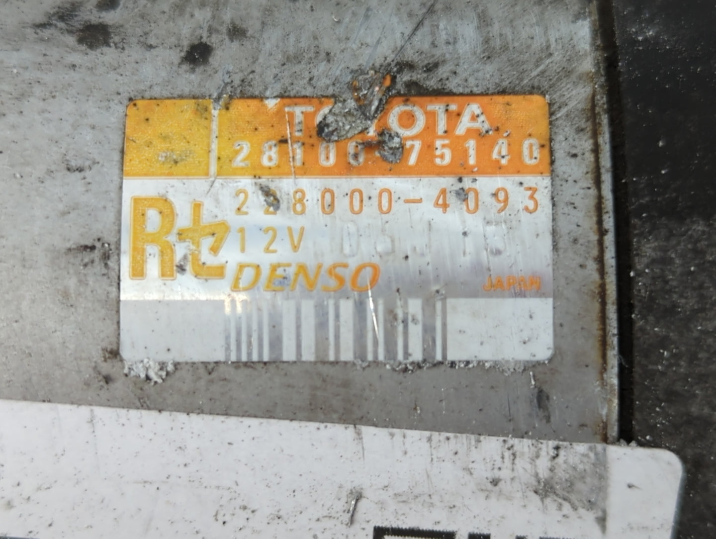 1995-2015 Toyota Tacoma Car Starter Motor Solenoid OEM P/N:28100-75140 228000-4093 Fits OEM Used Auto Parts - Oemusedautopar