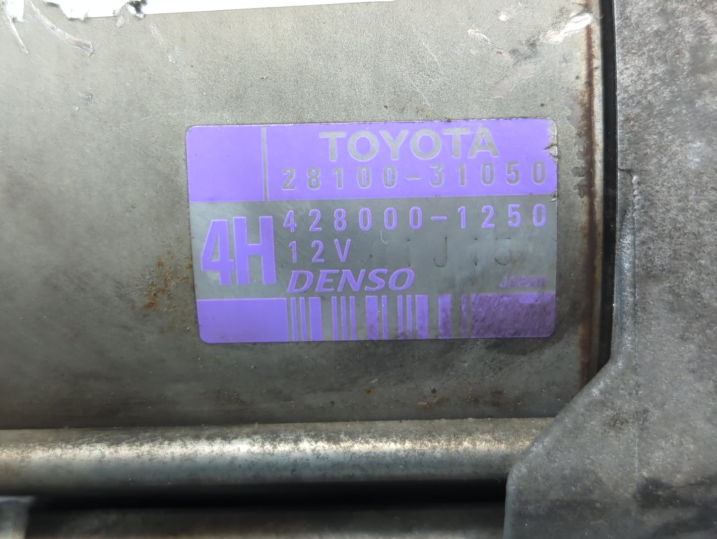 2005-2011 Toyota Tacoma Car Starter Motor Solenoid OEM P/N:428000-1250 28100-31050 Fits OEM Used Auto Parts - Oemusedautopar