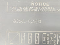 2007-2009 Toyota Tundra Fusebox Fuse Box Panel Relay Module P/N:82661-0C200 Fits Fits 2007 2008 2009 OEM Used Auto Parts - O