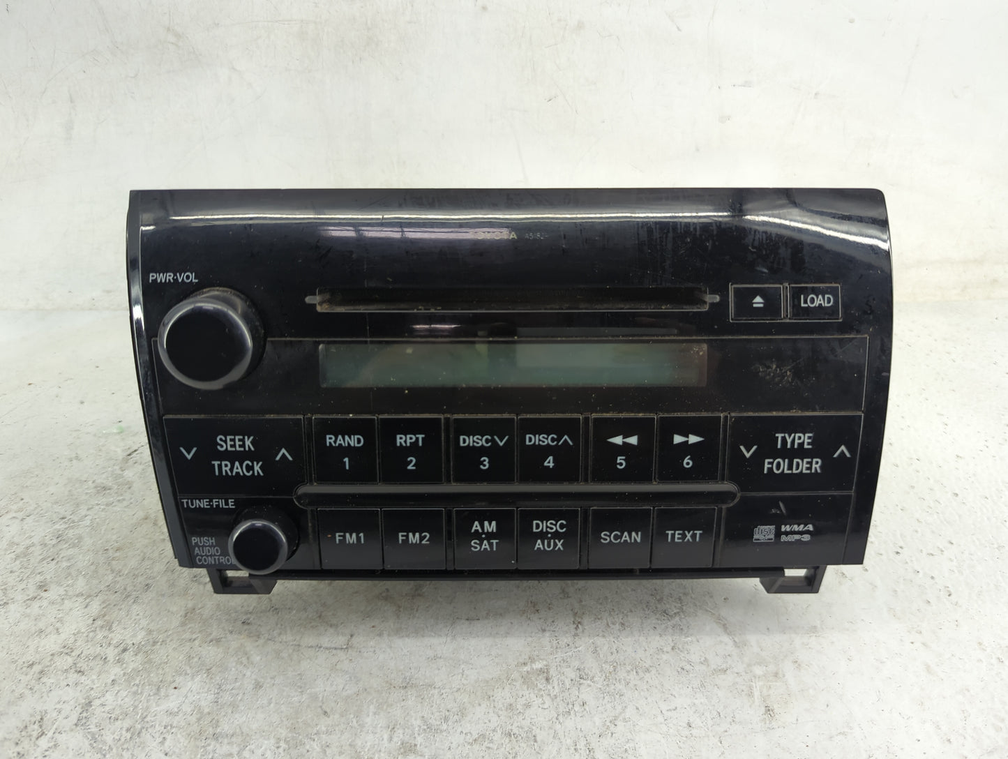 2007-2012 Toyota Tundra Radio AM FM Cd Player Receiver Replacement P/N:86120-0C181 CQ-ET1661X Fits OEM Used Auto Parts - Oem