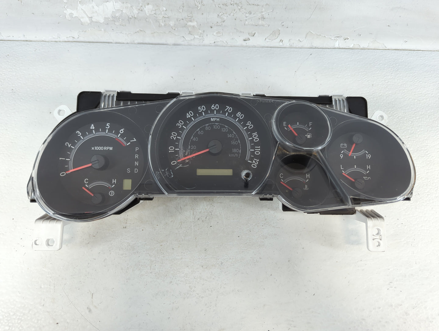 2007 Toyota Tundra Instrument Cluster Speedometer Gauges Fits OEM Used Auto Parts - Oemusedautoparts1.com