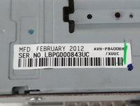 2007-2012 Toyota Tundra Radio AM FM Cd Player Receiver Replacement P/N:84938 14696 AVH-P8400BH Fits OEM Used Auto Parts - Oe