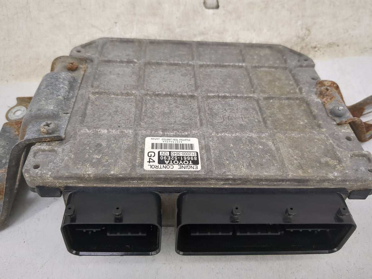 2006-2007 Toyota Yaris PCM Engine Control Computer ECU ECM PCU OEM P/N:89661-52E90 212000-3640 Fits Fits 2006 2007 OEM Used 