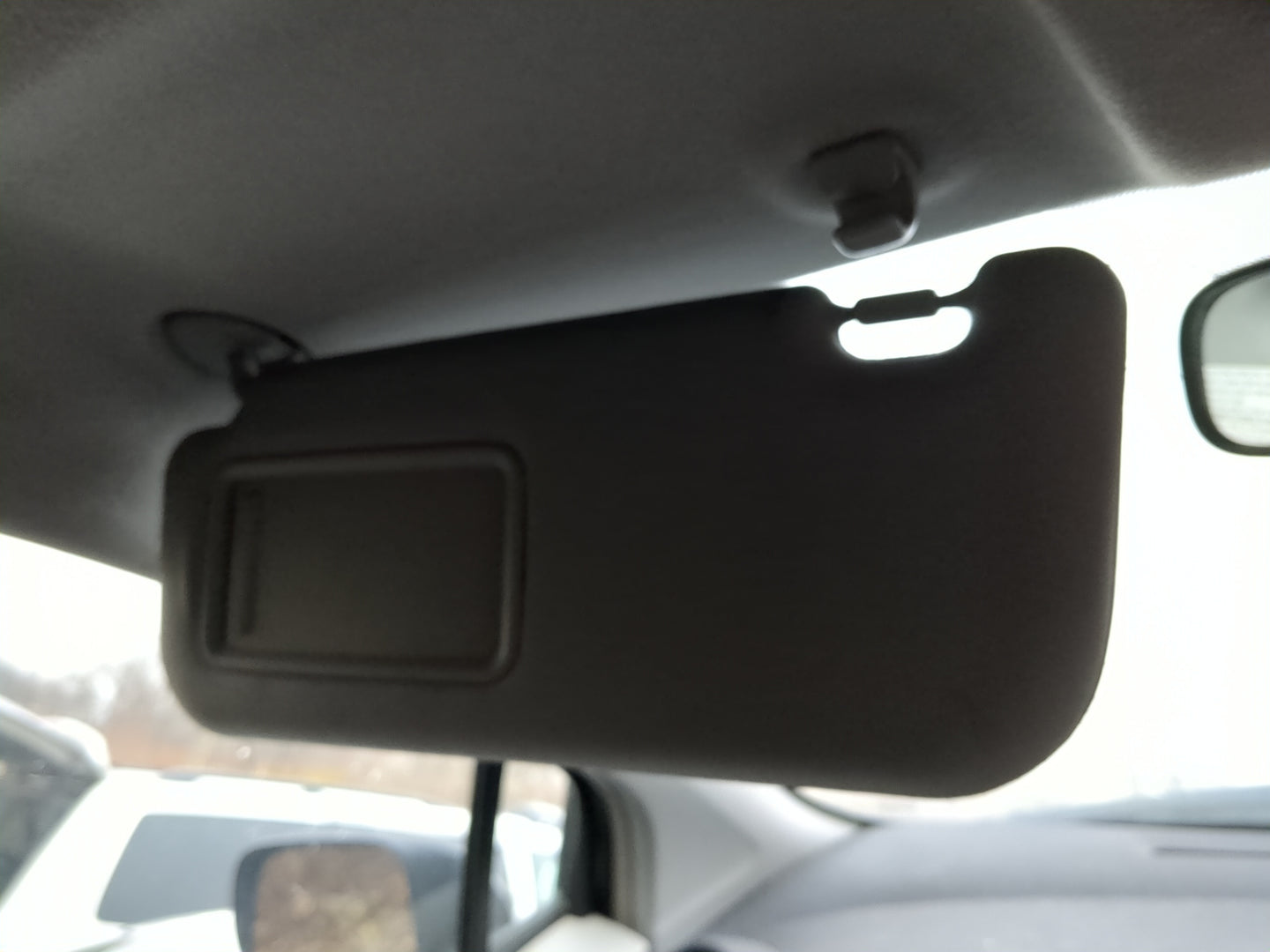 2006-2011 Toyota Yaris Sun Visor Shade Replacement Driver Left Mirror Fits Fits 2006 2007 2008 2009 2010 2011 OEM Used Auto 