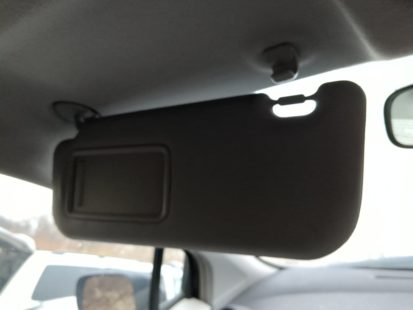 2006-2011 Toyota Yaris Sun Visor Shade Replacement Driver Left Mirror Fits Fits 2006 2007 2008 2009 2010 2011 OEM Used Auto 