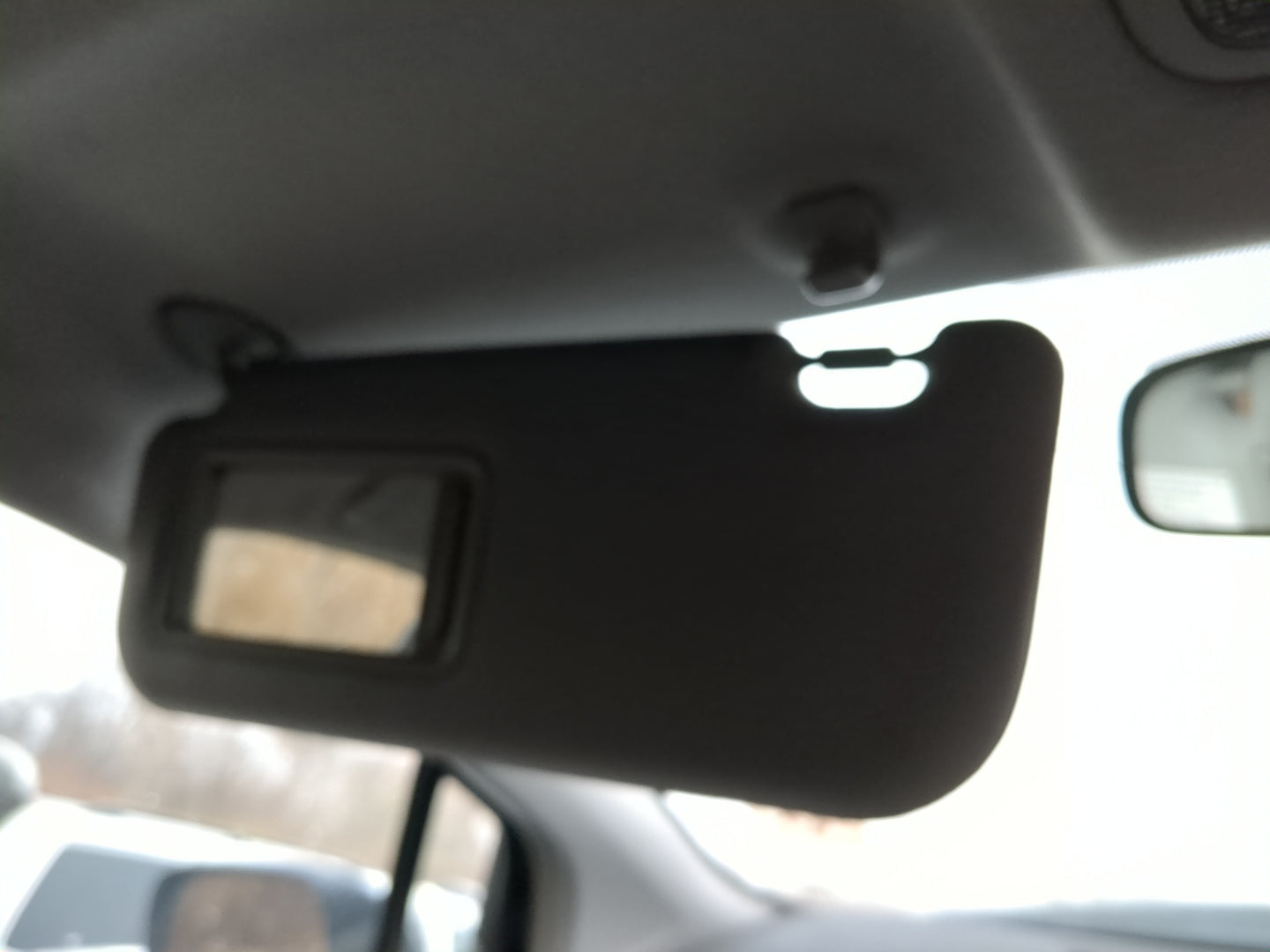 2006-2011 Toyota Yaris Sun Visor Shade Replacement Driver Left Mirror Fits Fits 2006 2007 2008 2009 2010 2011 OEM Used Auto 