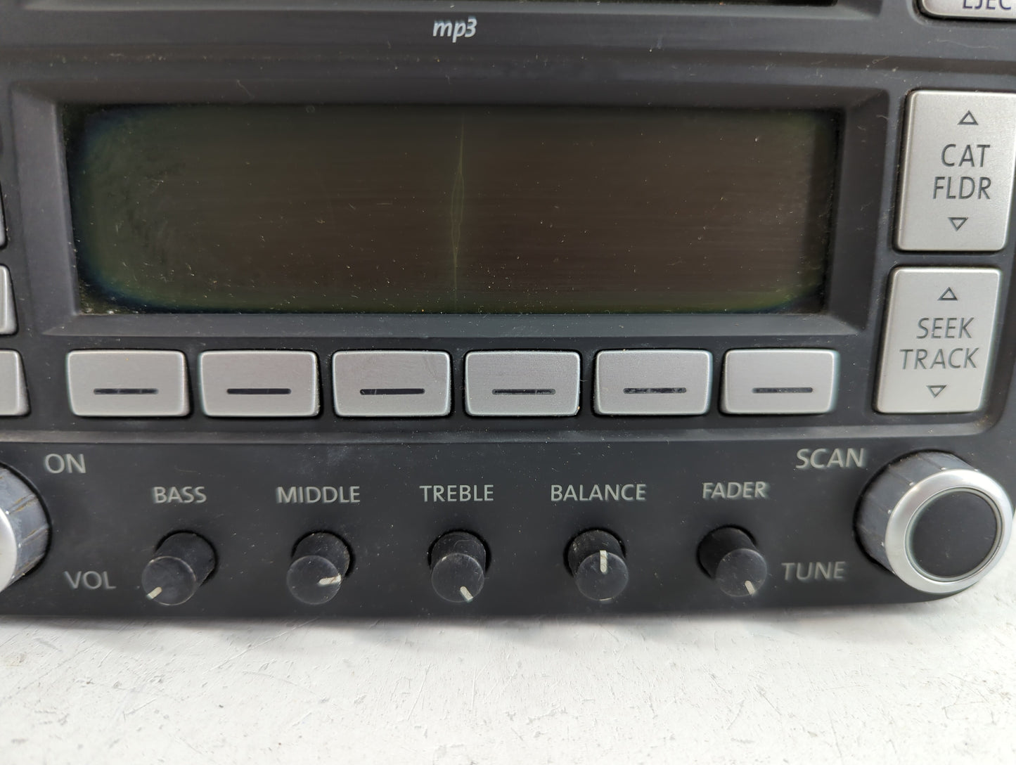 2007-2009 Volkswagen Eos Radio AM FM Cd Player Receiver Replacement P/N:1K0 035 180 G Fits Fits 2006 2007 2008 2009 OEM Used