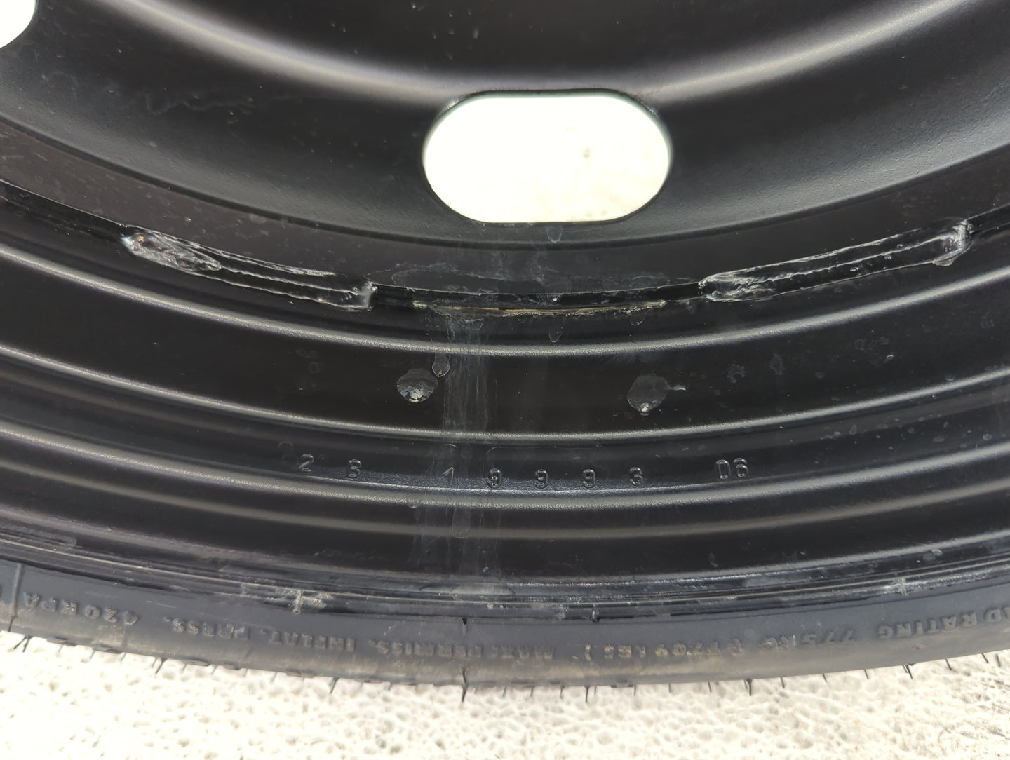 2007-2016 Volkswagen Eos Spare Donut Tire Wheel Rim Oem - Oemusedautoparts1.com