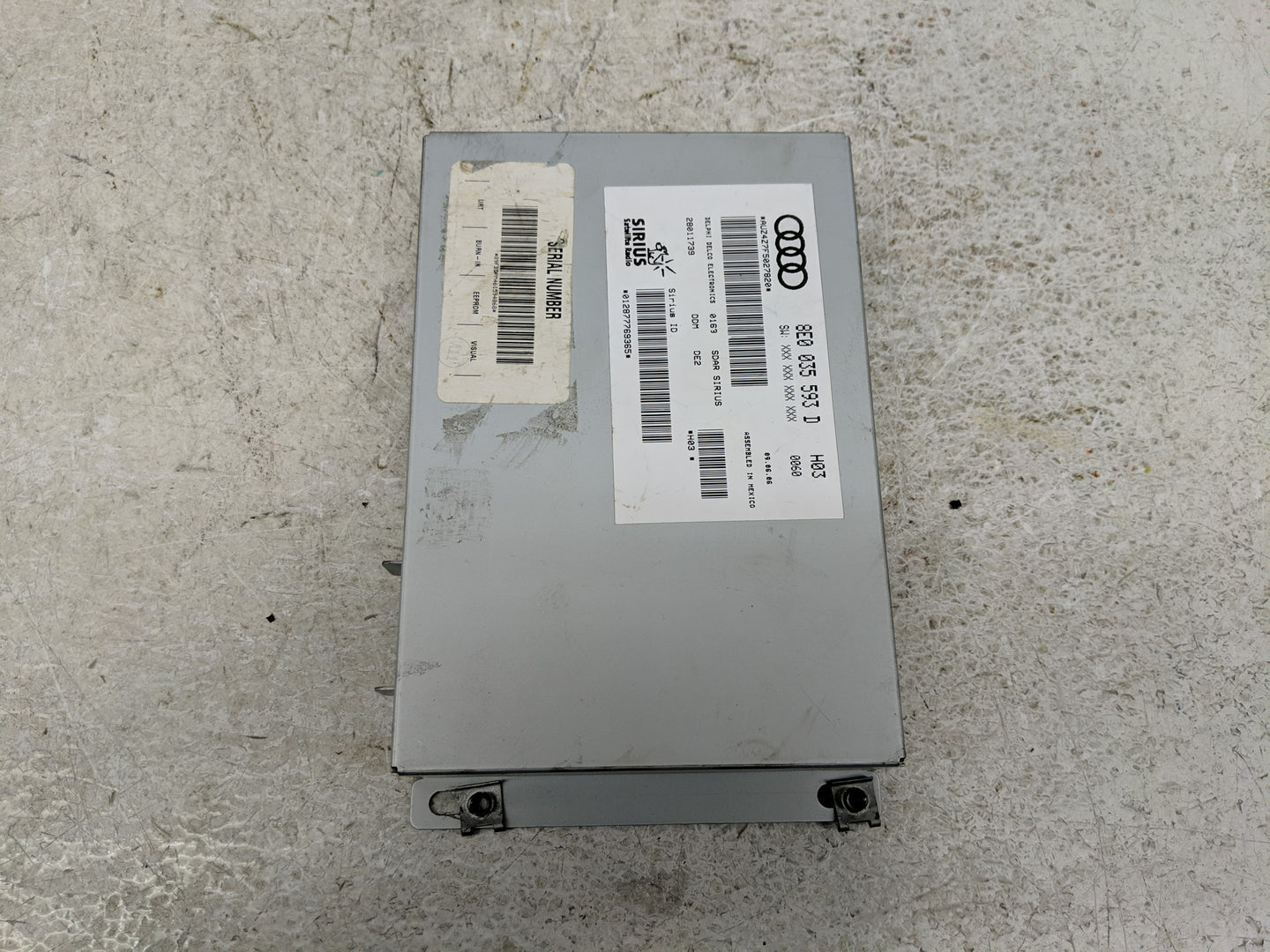 2006-2007 Volkswagen Jetta Radio AM FM Cd Player Receiver Replacement P/N:8E0 035 593 D Fits Fits 2006 2007 2008 2009 2010 2