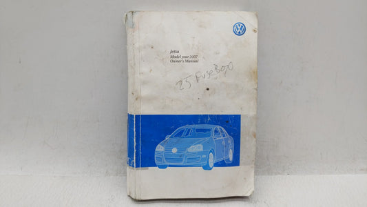 2007 Volkswagen Jetta Owners Manual Book Guide OEM Used Auto Parts - Oemusedautoparts1.com