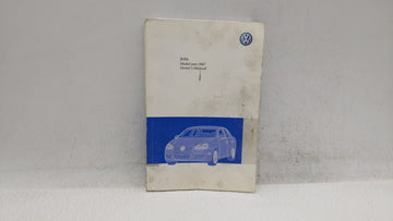 2007 Volkswagen Jetta Owners Manual Book Guide OEM Used Auto Parts - Oemusedautoparts1.com