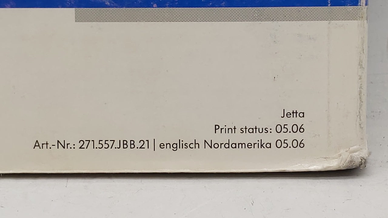 2007 Volkswagen Jetta Owners Manual Book Guide OEM Used Auto Parts - Oemusedautoparts1.com