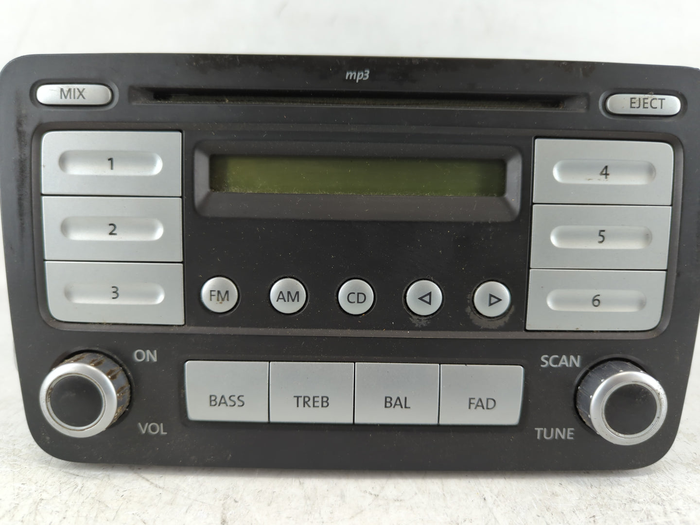 2006-2010 Volkswagen Passat Radio AM FM Cd Player Receiver Replacement P/N:1K0 035 161 B Fits Fits 2005 2006 2007 2008 2009 