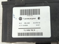2010 Volkswagen Touareg window regulator motor control - Oemusedautoparts1.com